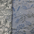 Ανοιχτό μπλε Brocade Jacquard Textile Fabric